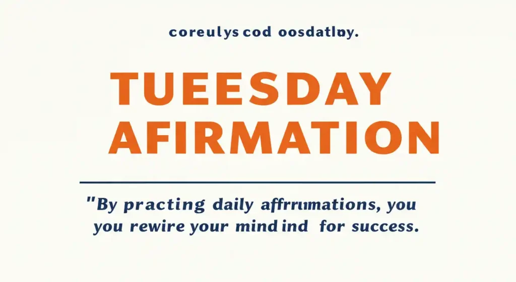 Tuesday Affirmation: A positive quote to inspire and uplift your day.