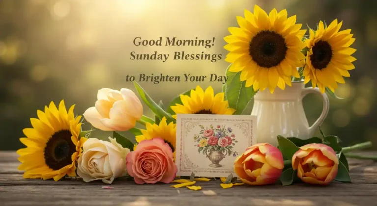 Good Morning! Sunday Blessings to Brighten Your Day