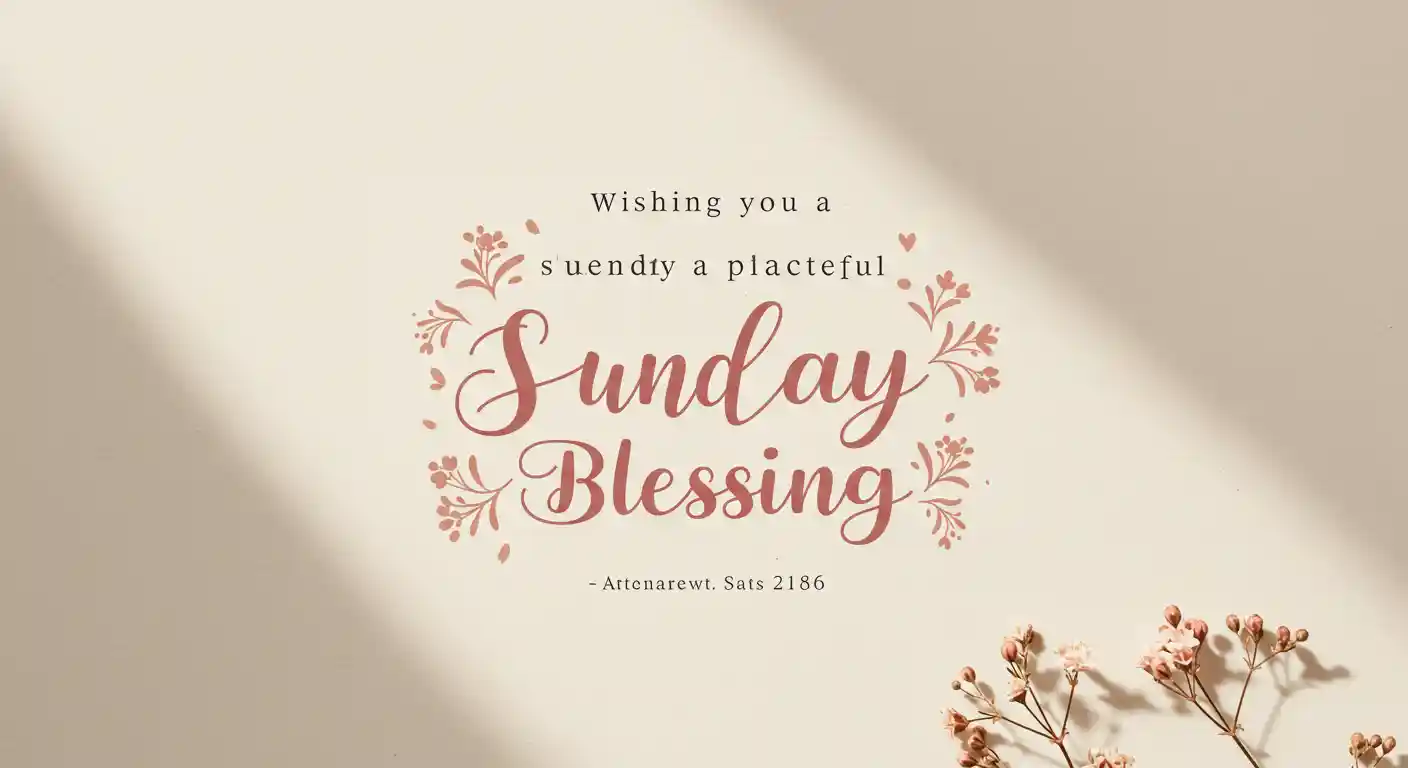 Sunday Blessing