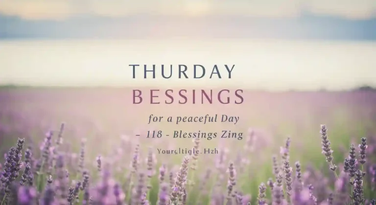 Thursday blessing