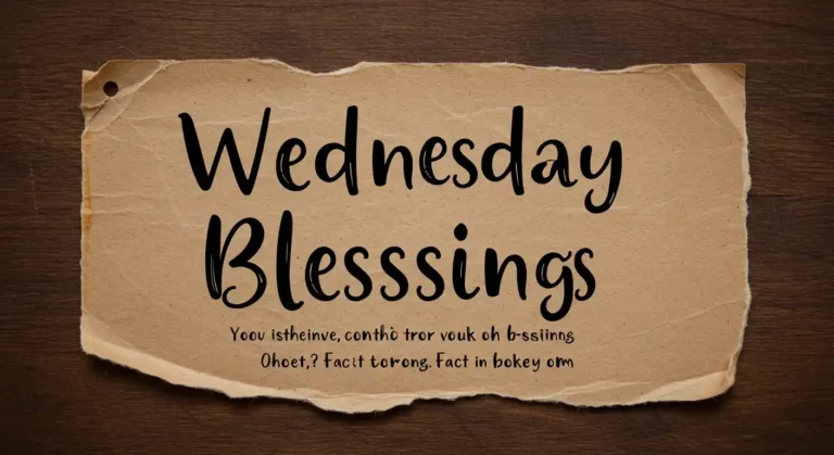 Wednesday Blessings